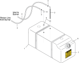 KÄRCHER Professional Ersatzteile Hochdruckreiniger Heisswasser HDS 5.0/35 LFT 1.110-103.0 Burner Fuel Oil Tank