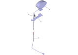 KÄRCHER Professional Ersatzteile Bodenreiniger B 260 RI Bp Dose+D100 1.480-253.0 Spotlight blau hinten B260RI