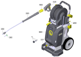 KÄRCHER Professional Ersatzteile Hochdruckreiniger Kaltwasser HD 10/25-4 SXA EU-II 1.286-974.0 HD 10/25-4 SXA *EU-II