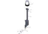 KÄRCHER Professional Ersatzteile Bodenreiniger B 260 RI Bp Dose+D100 1.480-253.0 ABS Rundumkennleuchte B 260 RI