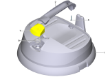 KÄRCHER Professional Ersatzteile Sauger RECOVER 7 1.428-513.0 Haube kpl. nur fuer Ersatz