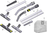 KÄRCHER Professional Ersatzteile Sauger NT 27/1 EU 1.428-500.0 Zubehoer
