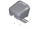 KÄRCHER Professional Ersatzteile Kehrmaschinen KM 70/20 C 2SB Kehrbehaelter kpl. 1.517-131.0