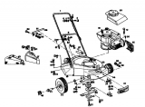 Ersatzteile Golf Motormäher 145 S 4 Typ: 02681.02  (1985) Grundgerät