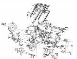 Ersatzteile Gutbrod Motorvertikutierer VS 50 A Typ: 00053.01  (1985) Grundgerät