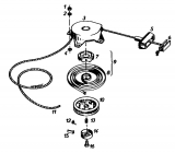 Ersatzteile Gutbrod Balkenmäher BM 100 4/BS Typ: 07507.01  (1985) Reversierstarter