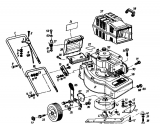 Ersatzteile Golf Motormäher Golf 4 T Typ: 02891.02  (1986) Grundgerät