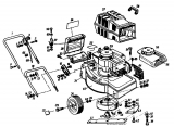 Ersatzteile Golf Motormäher 245 H 4 Typ: 02874.07  (1986) Grundgerät