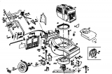Ersatzteile Gutbrod Motormäher HB 46-4 TBS Typ: 02866.07  (1986) Grundgerät