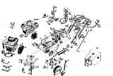 Ersatzteile Gutbrod Motormäher mit Antrieb HB 55 R Typ: 02882.01  (1986) Grundgerät