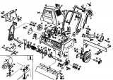 Ersatzteile Gutbrod Elektrovertikutierer VE 35 Typ: 02645.09  (1986) Grundgerät