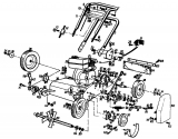 Ersatzteile Gutbrod Motorvertikutierer VS 50 A Typ: 00053.01  (1986) Grundgerät