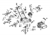 Ersatzteile Golf Elektromäher 335 HE Typ: 02873.04  (1987) Grundgerät
