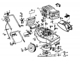 Ersatzteile Golf Elektromäher 345 HE Typ: 02841.01  (1987) Grundgerät