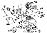 Ersatzteile Golf Elektromäher 245 HLE-ÖVE Typ: 02623.09  (1987) Grundgerät