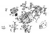 Ersatzteile Gutbrod Motormäher mit Antrieb HB 55 R Typ: 02882.05  (1987) Grundgerät