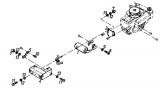 Ersatzteile Zubehör Rasenmäher Katalysator KAT - Tecna Typ: 02843.01  (1987) Auspuff