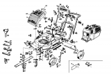 Ersatzteile Gutbrod Motormäher HB 45 Typ: 02867.04  (1987) Grundgerät