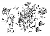 Ersatzteile Gutbrod Motormäher HB 40 Typ: 02896.01  (1987) Grundgerät