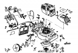 Ersatzteile Gutbrod Elektromäher HE 46 CH Typ: 02865.07  (1988) Grundgerät