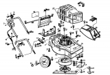 Ersatzteile Golf Elektromäher 345 HE Typ: 02841.01  (1988) Grundgerät
