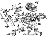 Ersatzteile Golf Motormäher 345 HL 4 Typ: 02842.02  (1988) Grundgerät