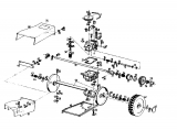 Ersatzteile Gutbrod Motormäher mit Antrieb HB 55 REL Typ: 02849.02  (1988) Getriebe