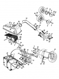 Ersatzteile Zubehör Garten- und Rasentraktoren Grasfangeinrichtung für 800 Serie Kastenrahmen mit Mähwerk H (46/117cm) Typ: 190-0830  (1989) Grasfangkorb