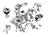 Ersatzteile Gutbrod Motormäher HB 45 EBS Typ: 02644.03  (1988) Grundgerät