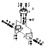 Ersatzteile Gutbrod Balkenmäher BM 100 4/BS Typ: 07507.02  (1988) Kupplung