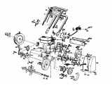 Ersatzteile Gutbrod Motorvertikutierer VS 50 A Typ: 00053.01  (1988) Grundgerät