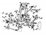 Ersatzteile Gutbrod Motorvertikutierer VS 40 A Typ: 00054.04  (1988) Grundgerät