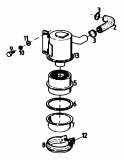 Ersatzteile Gutbrod Balkenmäher BM 100-2/G Typ: 07507.01  (1988) Luftfilter