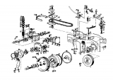 Ersatzteile Gutbrod Motormäher mit Antrieb SB 51 R Typ: 02608.04  (1988) Getriebe