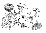 Ersatzteile Gutbrod Motormäher Turbo B-Q Typ: 02893.03  (1988) Grundgerät