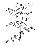 Ersatzteile Golf Motorsensen 143 BS Typ: 02655.02  (1989) Deflektor