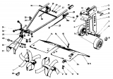 Ersatzteile Golf Motorhacken 160 MS 4 Typ: 07514.02  (1989) Hacksterne, Holm