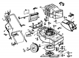 Ersatzteile Golf Elektromäher 345 HE Typ: 02841.01  (1989) Grundgerät
