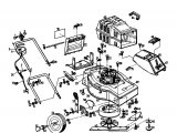 Ersatzteile Golf Elektromäher 345 HLE Typ: 02841.02  (1989) Grundgerät