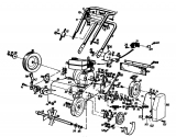 Ersatzteile Gutbrod Motorvertikutierer VS 50 A Typ: 00053.01  (1989) Grundgerät