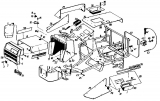 Ersatzteile Gutbrod Rasentraktoren Sprint 800 E Typ: 02840.06  (1989) Armaturenbrett, Motorhaube, Sitzwanne