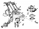 Ersatzteile Gutbrod Motormäher 135 BL 2 T Typ: 02869.06  (1989) Grundgerät