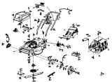Ersatzteile Gutbrod Elektromäher HE 47 LS Typ: 02650.01  (1989) Grundgerät