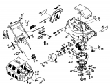 Ersatzteile Gutbrod Elektromäher HE 47 LS Typ: 02650.01  (1989) Grundgerät