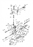 Ersatzteile Raiffeisen Rasentraktoren 111 ESL Typ: 130-637F-628  (1990) Getriebe