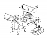 Ersatzteile Super Rasentraktoren Super 12-96 N Typ: 130-659F  (1990) Mähwerksaushebung