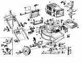 Ersatzteile Golf Motormäher 245 HL 4 E Typ: 02842.03  (1990) Grundgerät