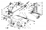 Ersatzteile Golf Motorhacken 162 MS 4 Typ: 07514.04  (1990) Hacksterne, Holm