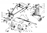 Ersatzteile Golf Motorhacken 160 MS 4 Typ: 07514.02  (1990) Hacksterne, Holm