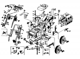 Ersatzteile Gutbrod Motormäher HB 40 LBS Typ: 02896.05  (1990) Grundgerät